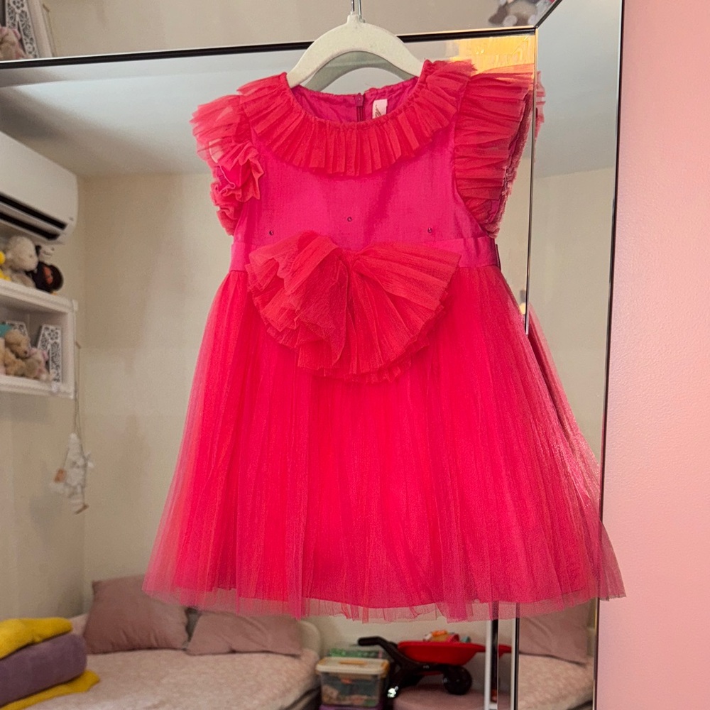 Elegant Pink Kids Formal Dress